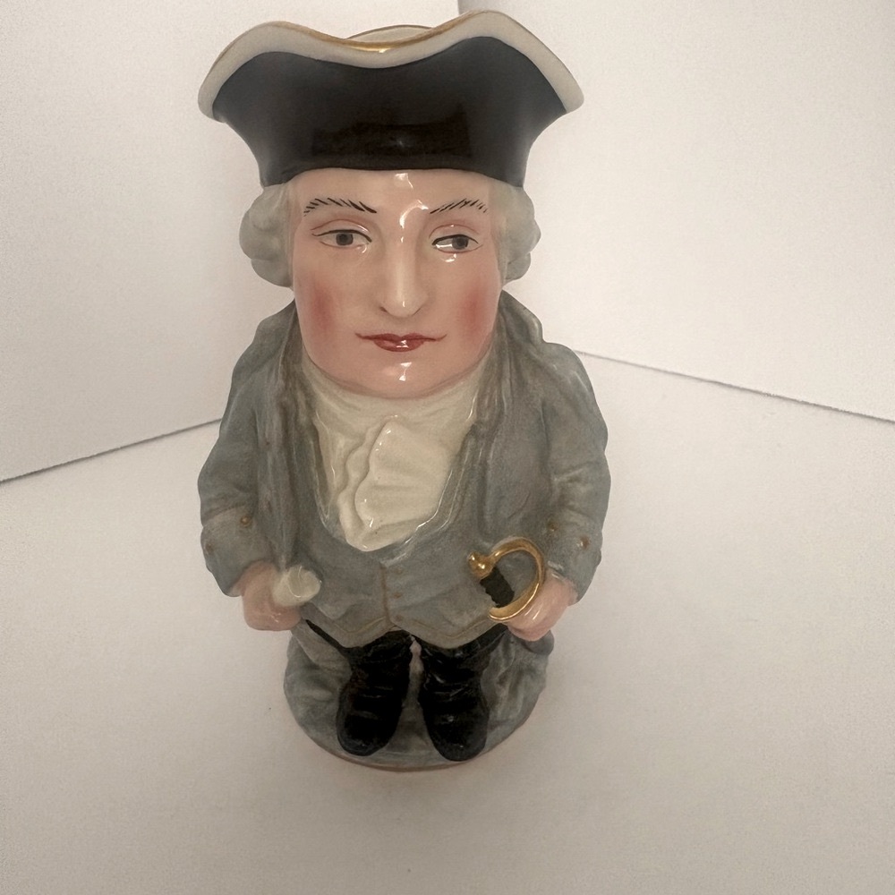 Lenox 1896 Higgins & Seiter New York GEORGE WASHINGTON Toby Jug 7.5" Bone China